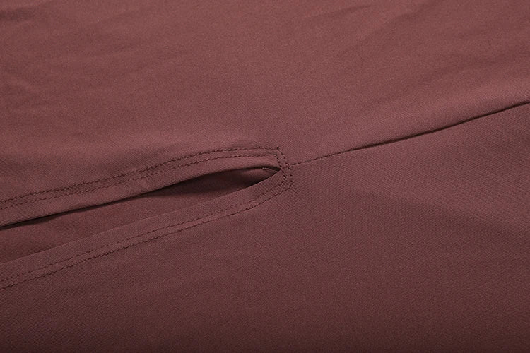 Vestido chal Irregular