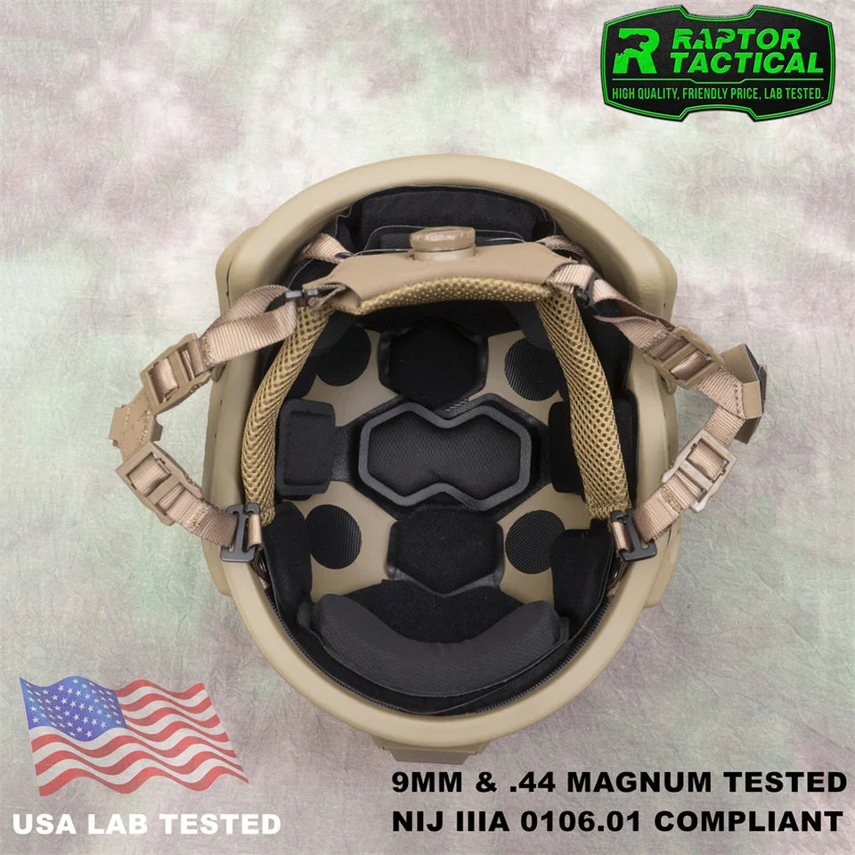 Casco Táctico Raptor Nivel 3A