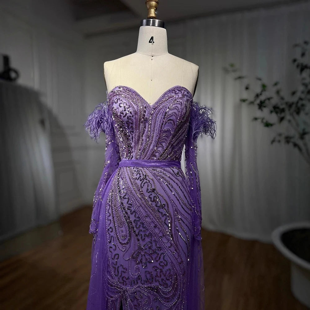 Vestido árabe de lujo sirena