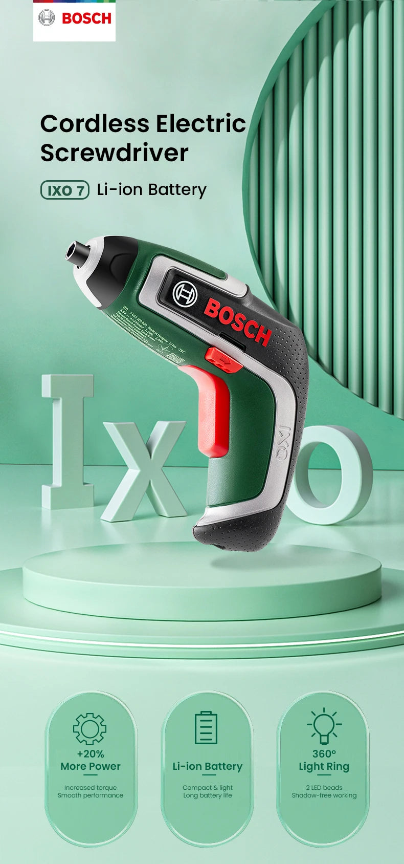Juego de Adaptadores para Destornillador Eléctrico Inalámbrico Bosch