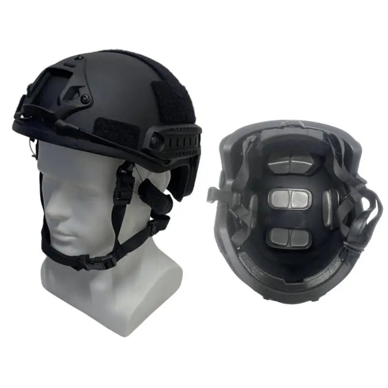 Casco táctico Kevlar ACH de corte alto