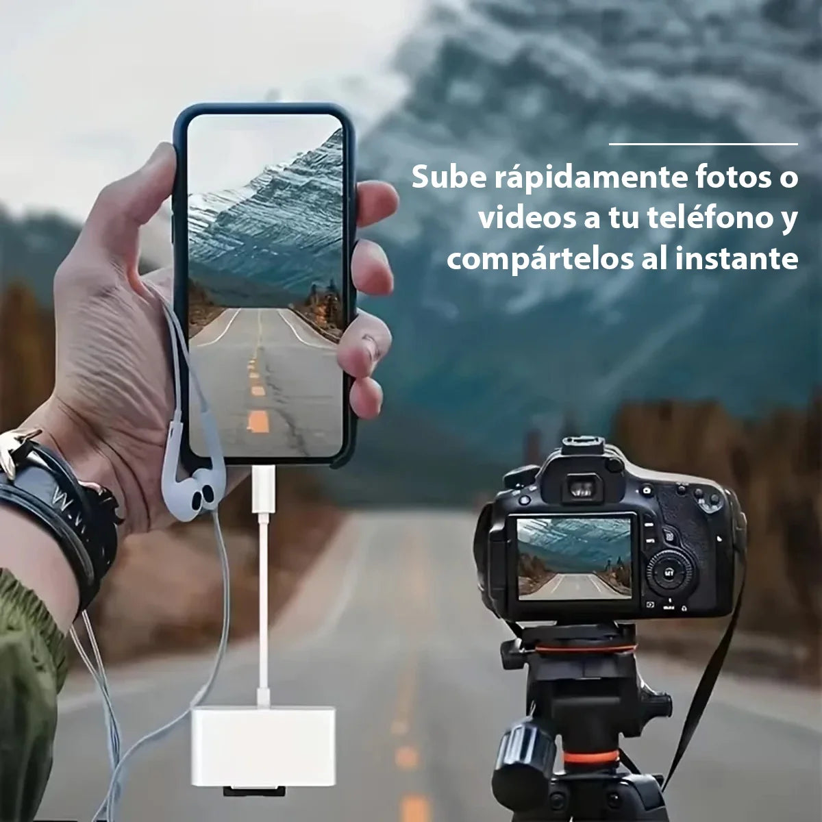 Multicontacto Adaptador 3 en 1 tipo C,