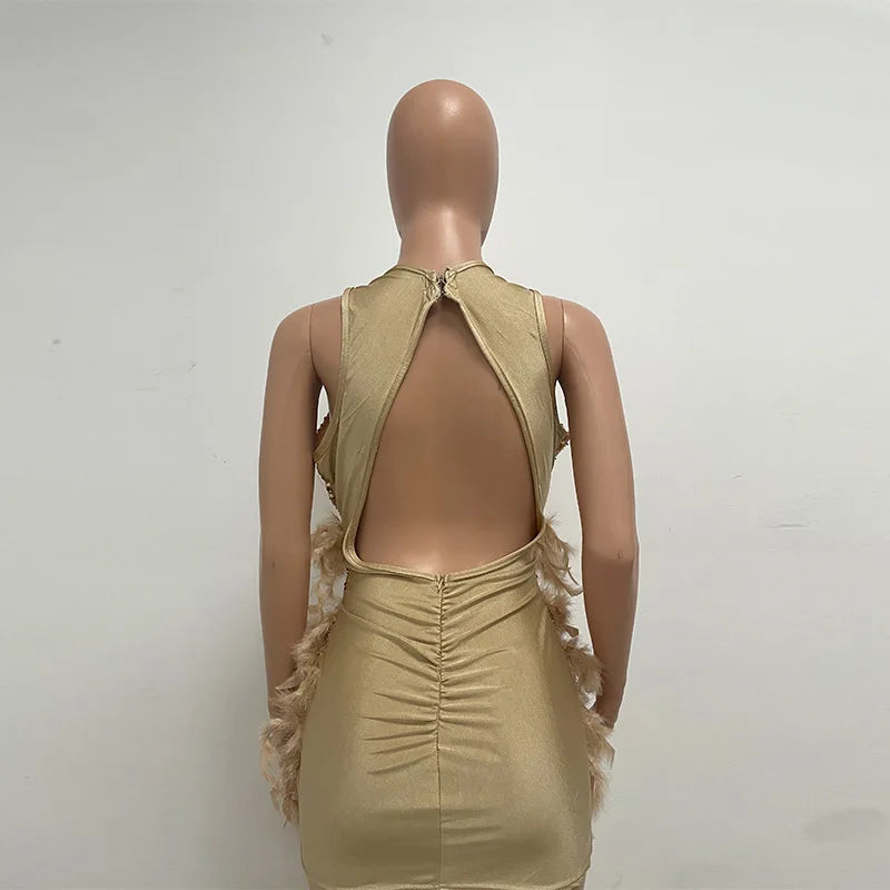 Vestido corto a la Cadera