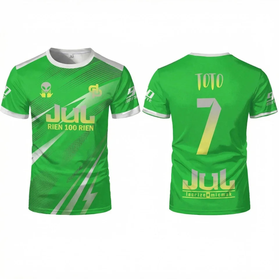 Camiseta de Fútbol Transpirable de Verano 2026 JUL Toto Ninetta Rien 100 Rien