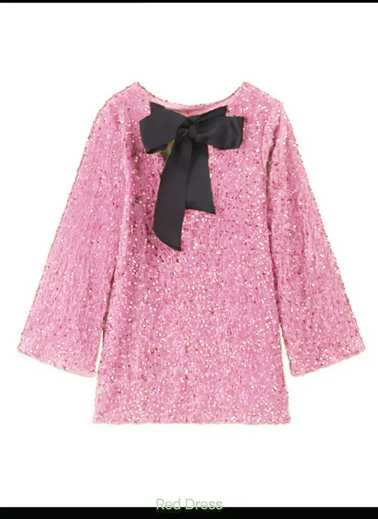 Vestido corto de lentejuelas