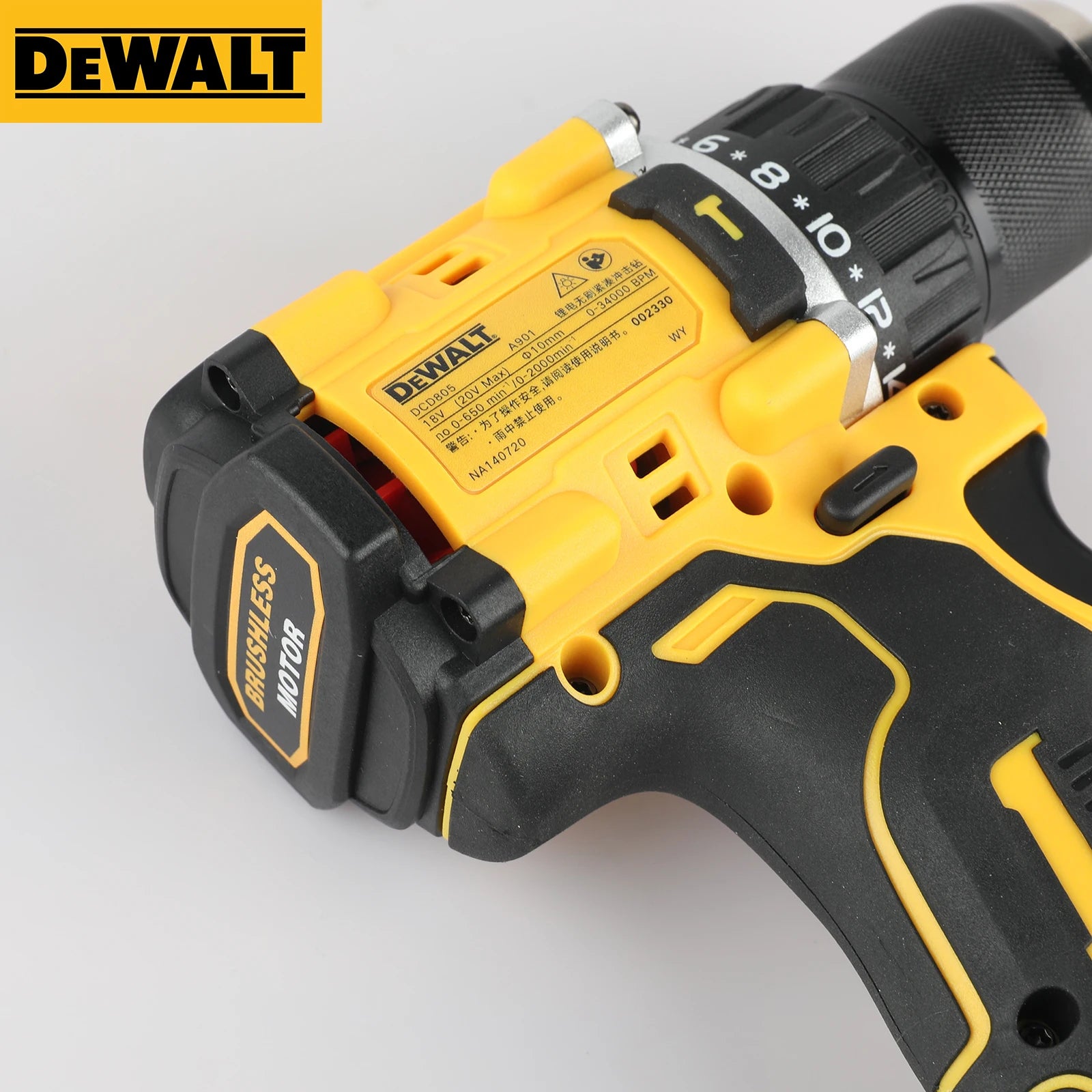 DEWALT DCD805 20V   taladro  inalámbrico taladro manual multifunción