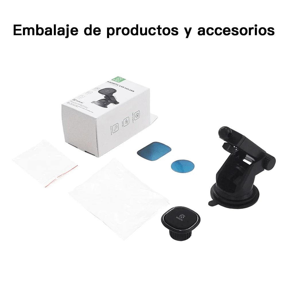 Soporte Magnético para Celular Auto - Imán Extra Fuerte Universal