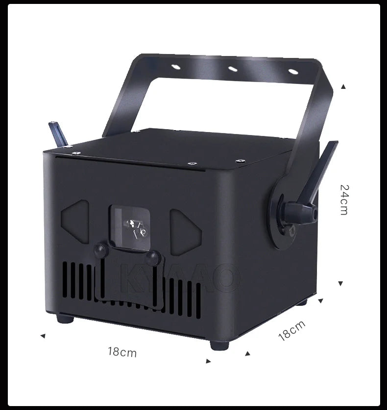 Proyector de iluminación de escenario de discoteca láser de 5W con Control