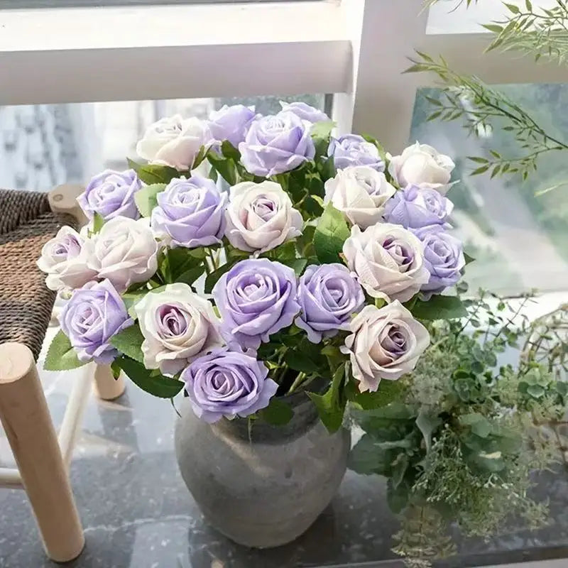 1 ~ 20 piezas decoración de rosas artificiales