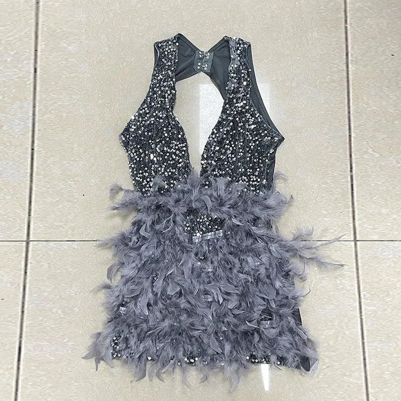 Vestido corto a la Cadera