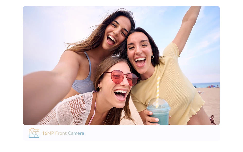 Smartphone Android 14, 12GB RAM (4GB+8GB ampliados)+128GB