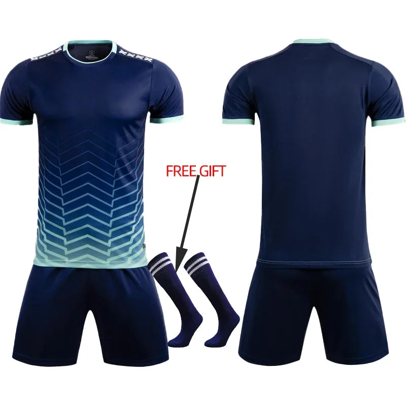 Camiseta de fútbol para niños y adultos, personalizados