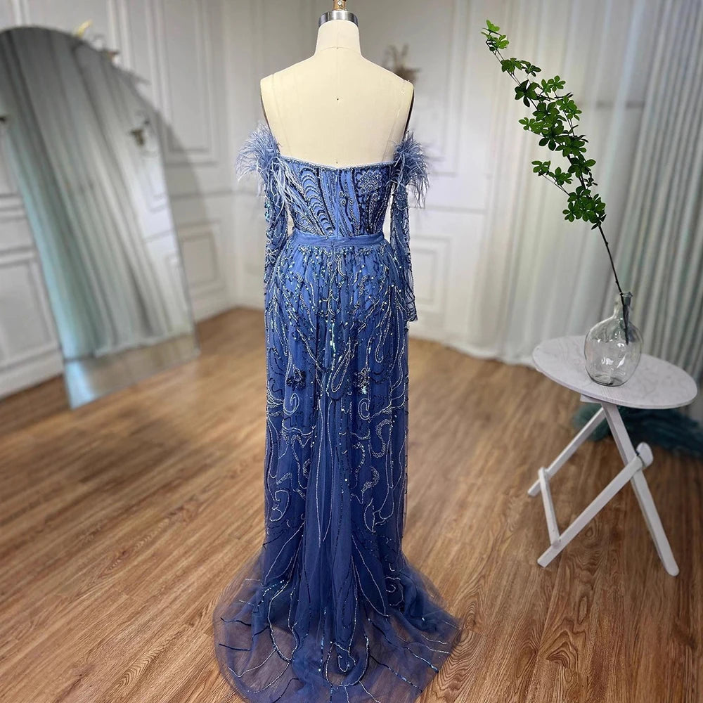 Vestido árabe de lujo sirena