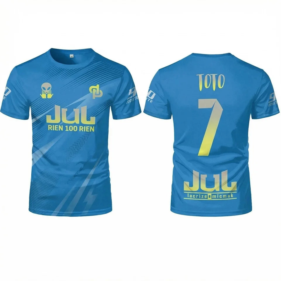 Camiseta de Fútbol Transpirable de Verano 2026 JUL Toto Ninetta Rien 100 Rien
