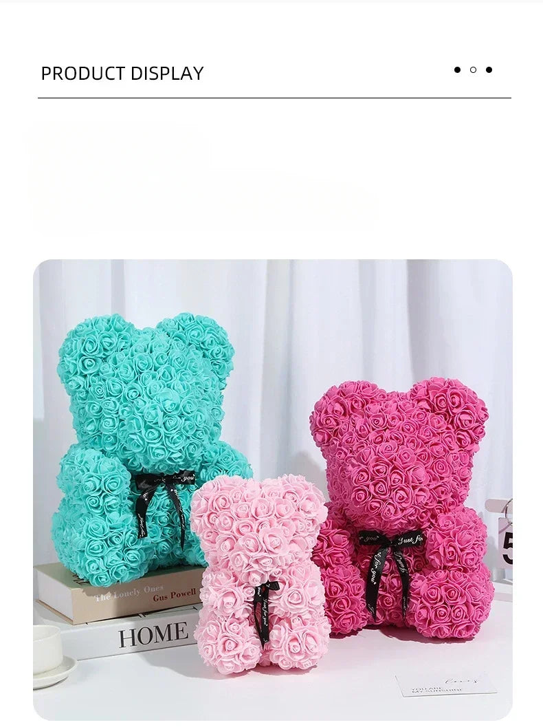 oso rosa de peluche