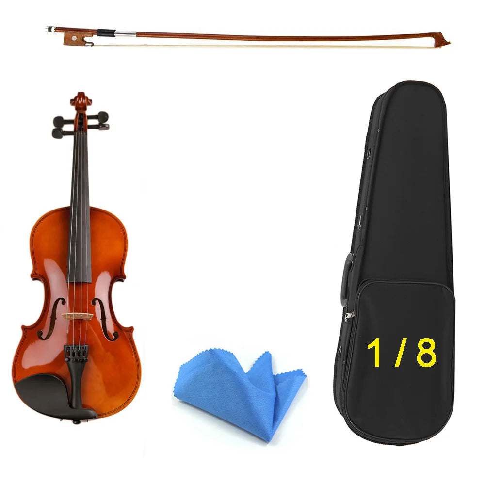 1/8 1/16 1/10 tamaño con estuche cuerdas de arco reposabrazos bajo