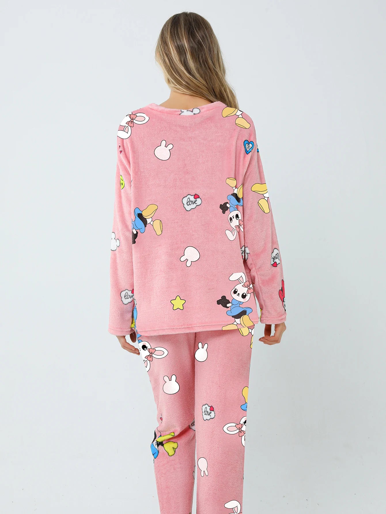 Conjunto de Pijama de Felpa