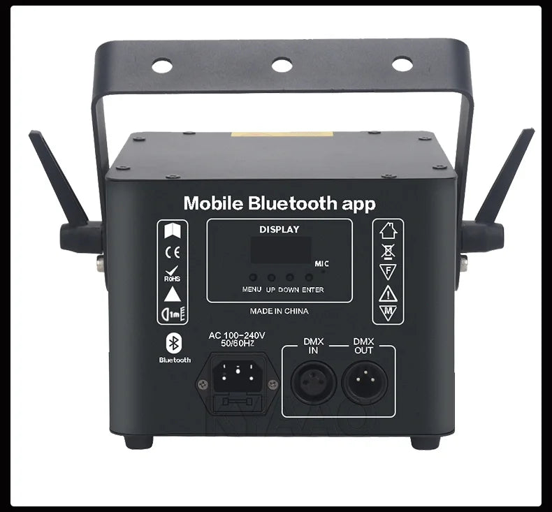 Proyector de iluminación de escenario de discoteca láser de 5W con Control