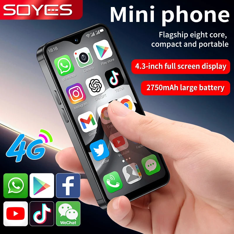 F9 Max 4G LTE Mini Smartphone Android 12