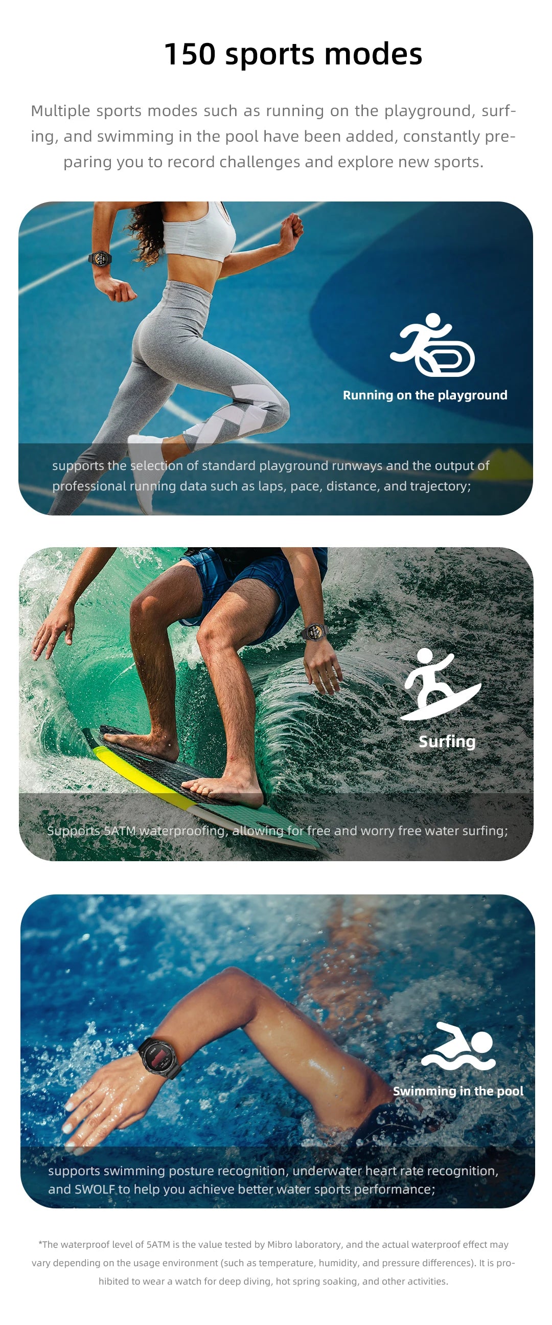 Reloj inteligente  impermeable