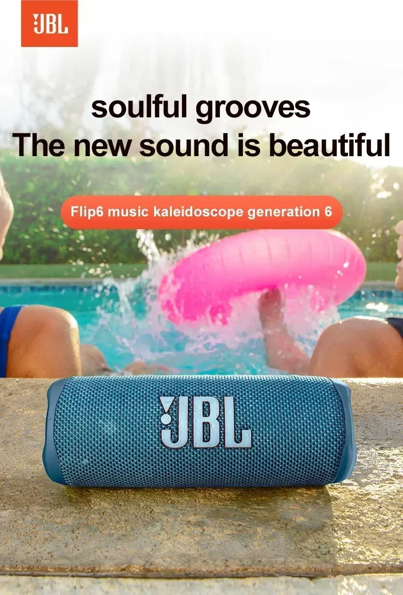 Original JBL Flip 6 Altavoz Bluetooth inalámbrico portátil