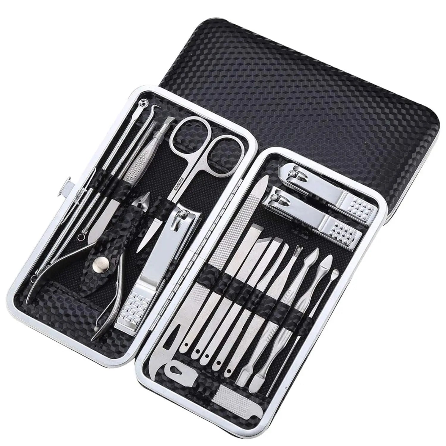Kit Profesional de Manicura y Pedicura, 19 Piezas