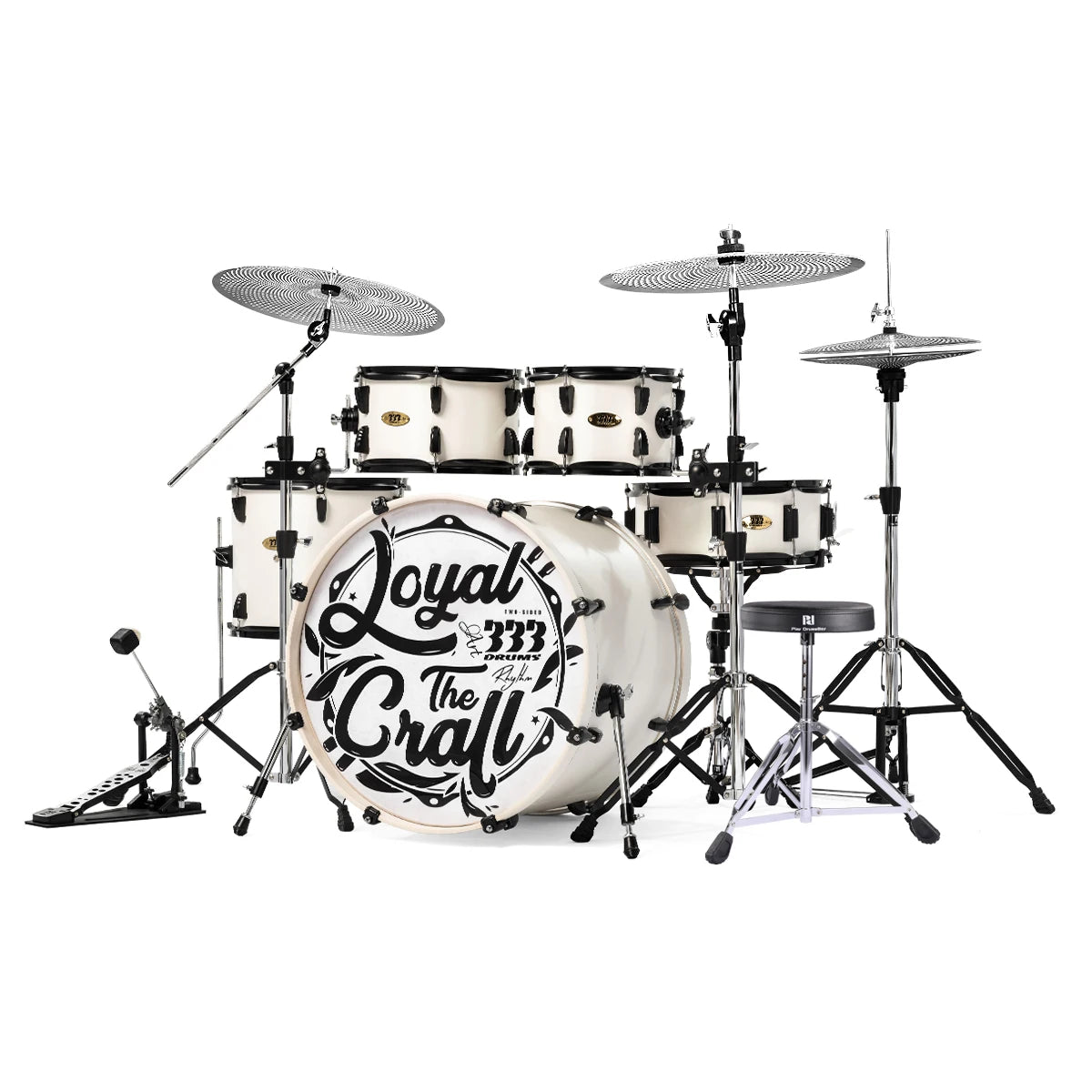 VentModelo de Batería de Jazz 333 de Doble Cara de Madera de Álamo