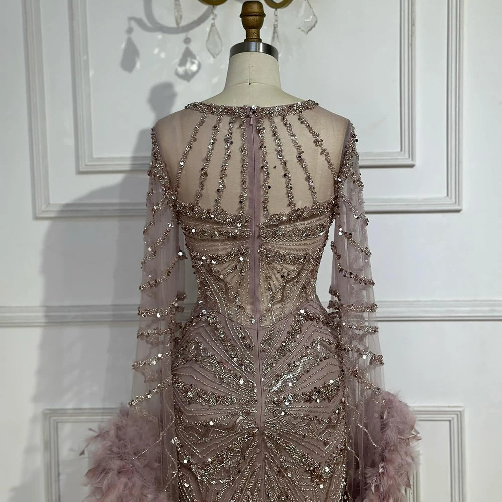 Vestido de noche de sirena