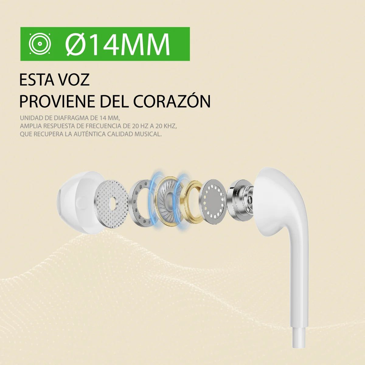 Audifonos de Cable Entrada Tipo C