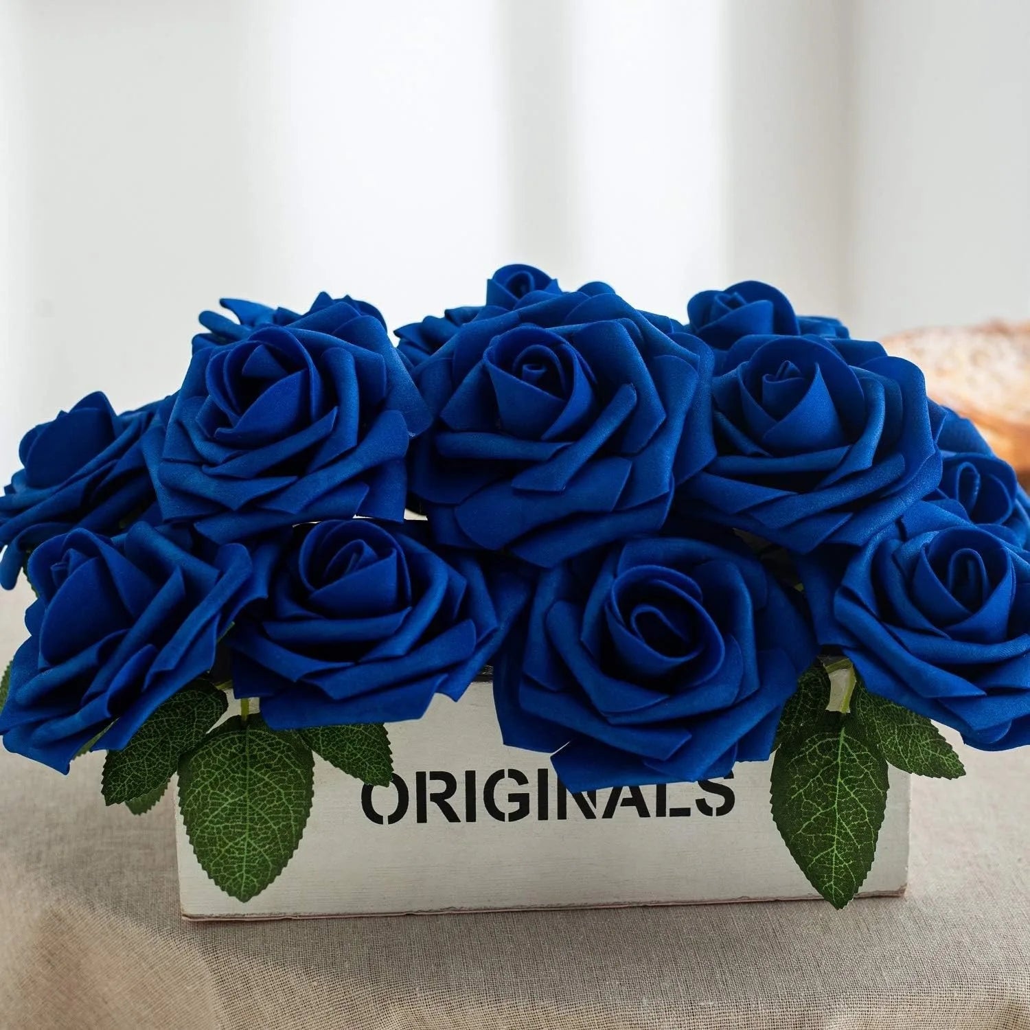 rosas artificiales de espuma, rosas falsas