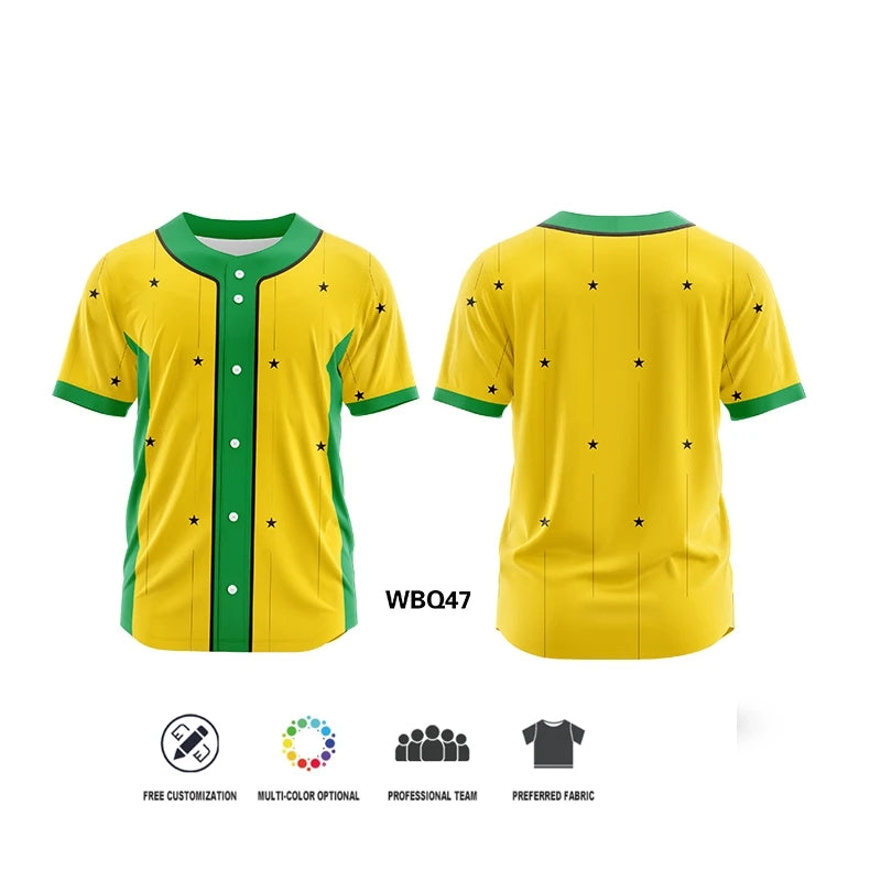Camiseta de béisbol personalizada