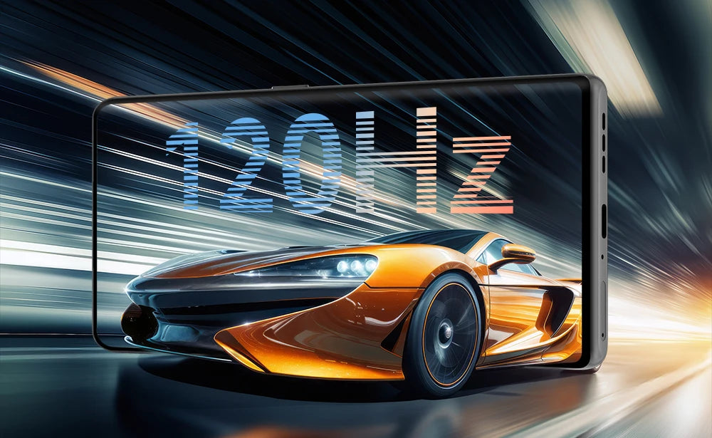 Teléfono inteligente Android 14, Pantalla curva 120 Hz, 32 GB de RAM (16 GB + 16 GB extendido), 256 G