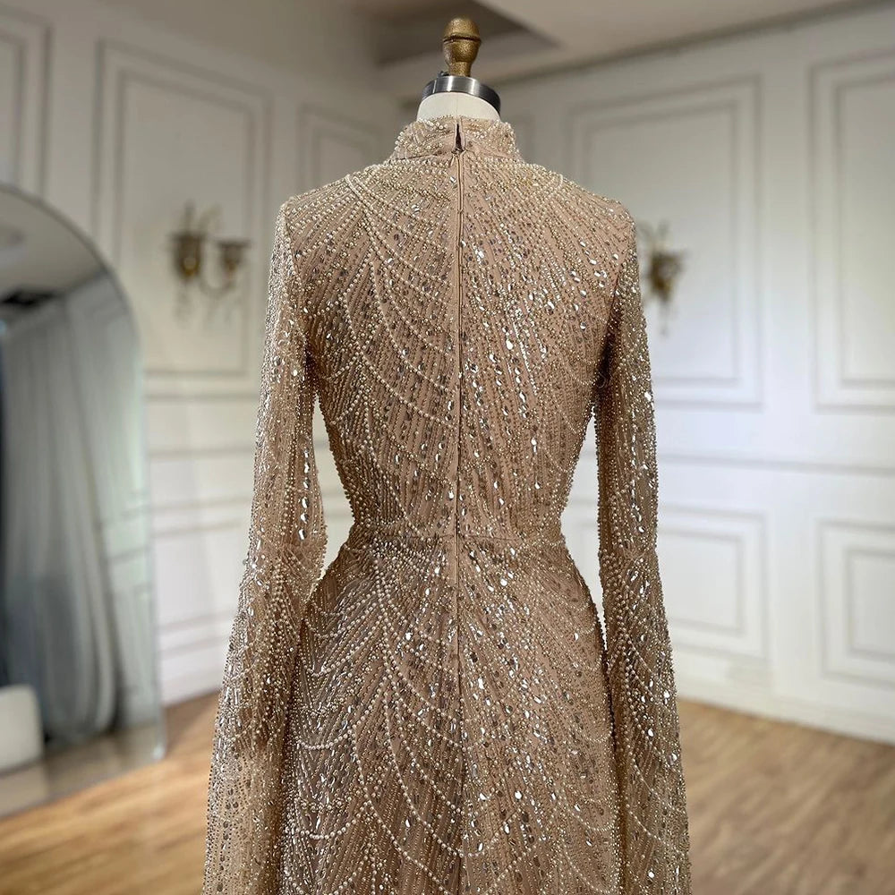 vestidos de noche vestido con cuentas para fiesta de mujer LA72591