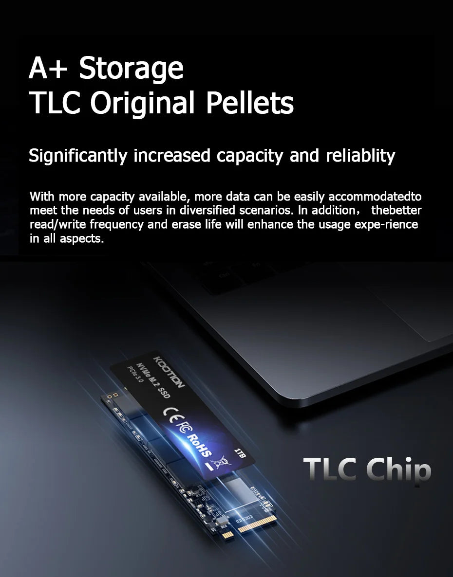 2TB 1TB 512GB 256GB SSD M2 2280 PCIe 3,0 disco de estado sólido interno