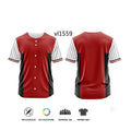 Camiseta de béisbol por sublimación