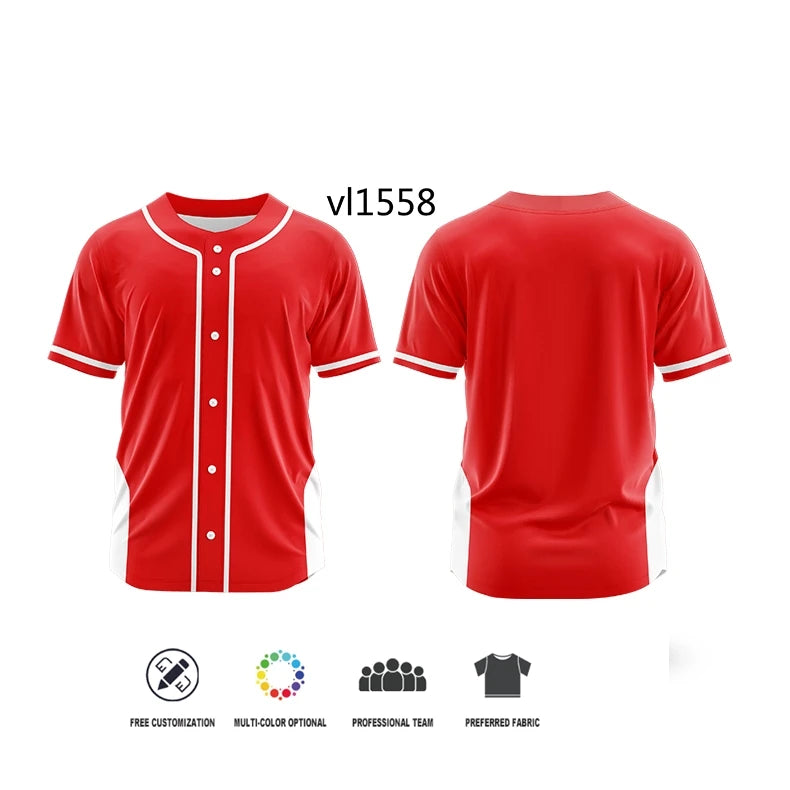 Camiseta de béisbol por sublimación