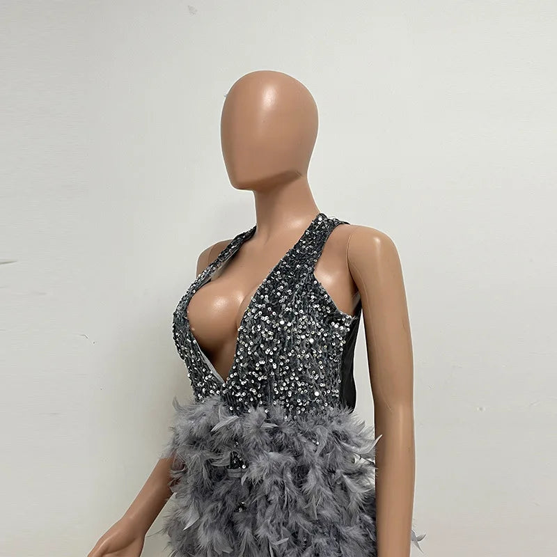 Vestido corto a la Cadera