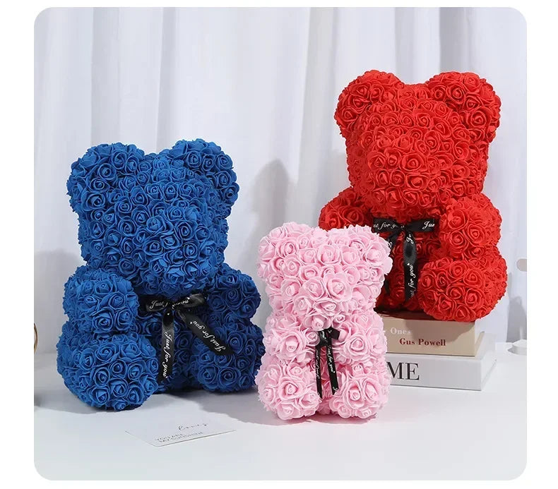 oso rosa de peluche