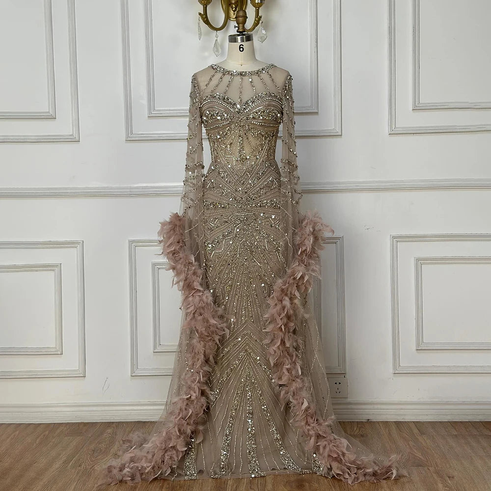 Vestido de noche de sirena