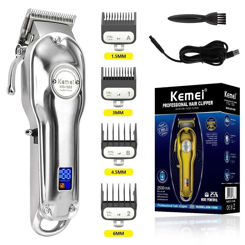 Cortadora de pelo Kemei