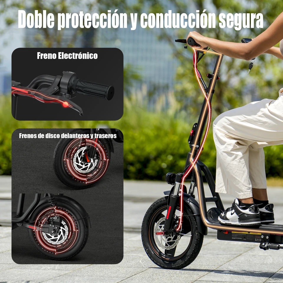 Iscooter I14 Foldable Electric Scooter For Adults Engine