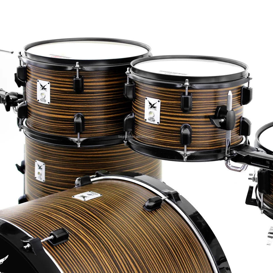 Batería Acústica Portátil de 22 Pulgadas con Platillos