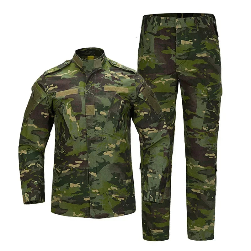 Traje de uniforme de camuflaje