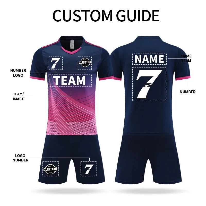 Conjuntos personalizados de camiseta de fútbol