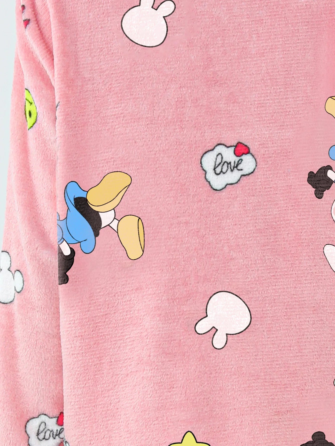 Conjunto de Pijama de Felpa