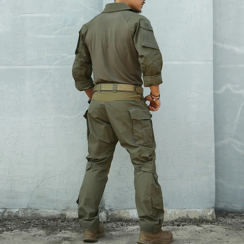 Uniforme táctico verde G3, traje de camuflaje Milit para exteriores