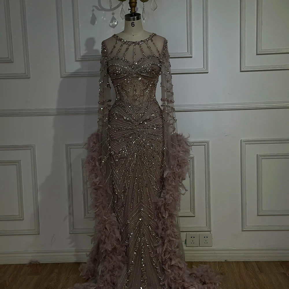 Vestido de noche de sirena