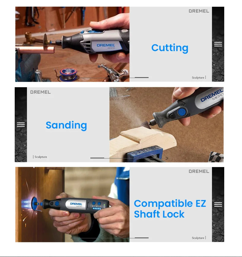 Kit de herramientas rotativas eléctricas Dremel 3000