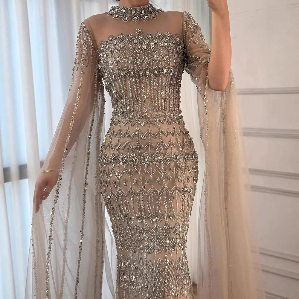 Vestido de noche estilo árabe