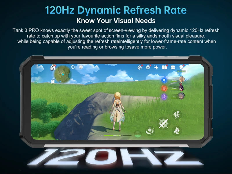 Teléfono inteligente con 100 lúmenes 120Hz proyector 32GB + 512GB 5G